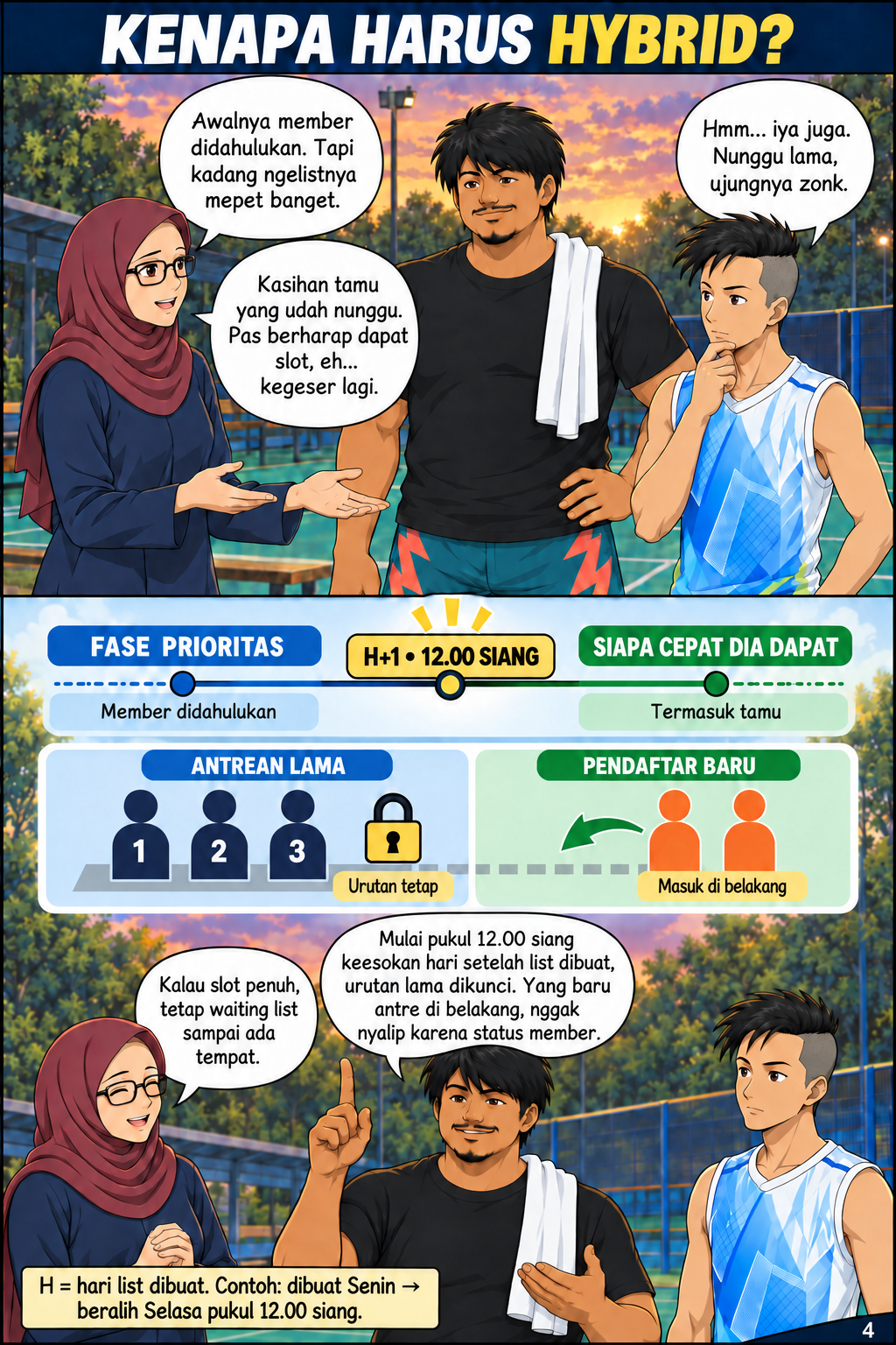 Halaman 4 Aturan List dan Prioritas Member Kayu Manis