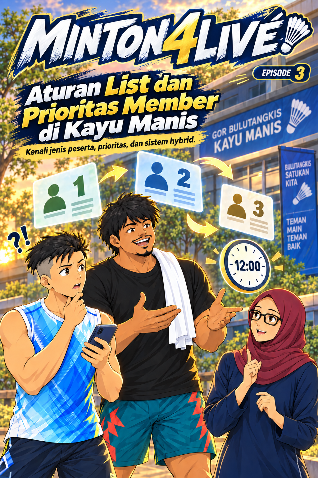 Sampul Aturan List dan Prioritas Member Kayu Manis