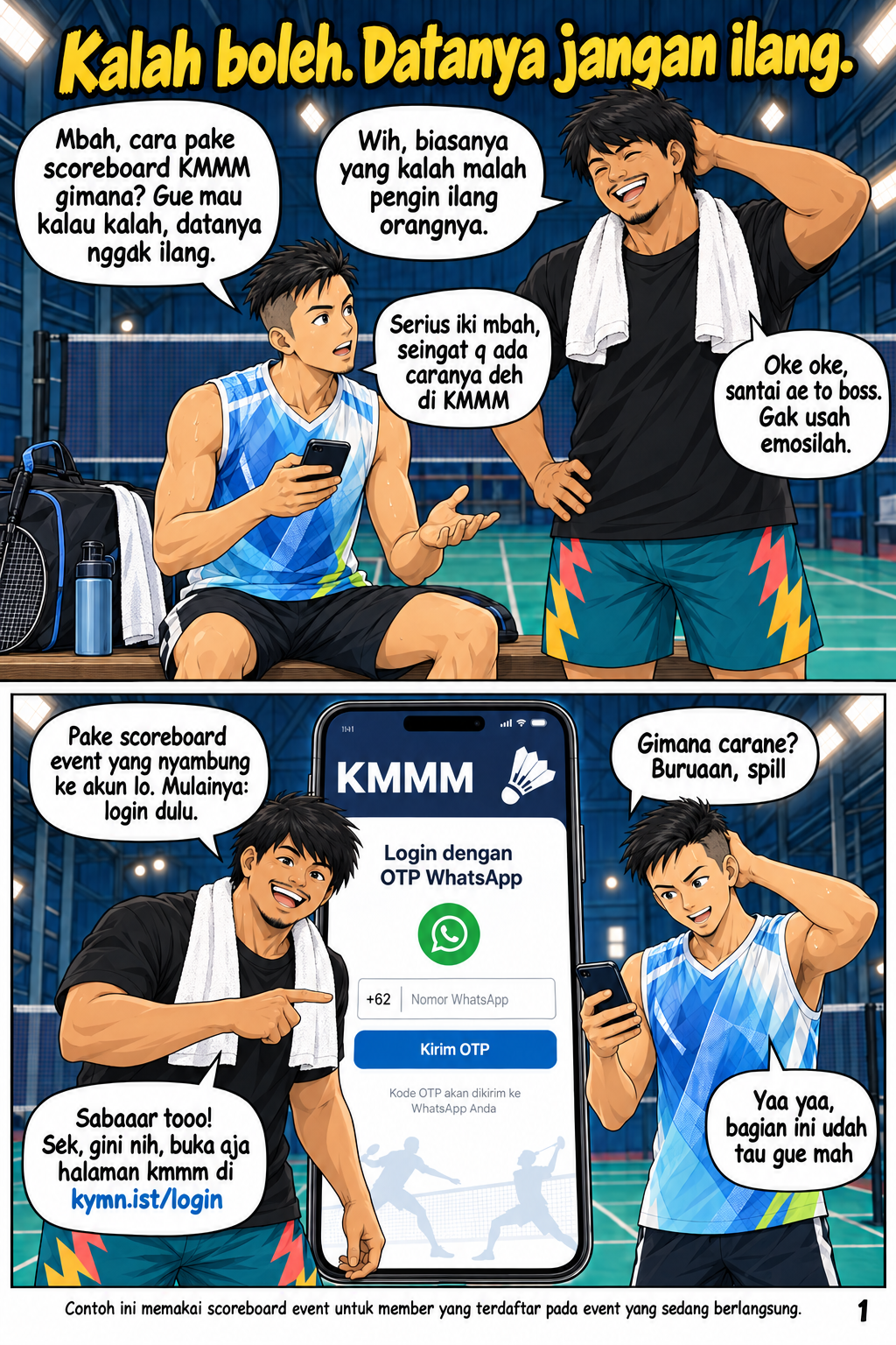 Halaman 1 Catat Skormu Pake Scoreboard Digital Kayu Manis